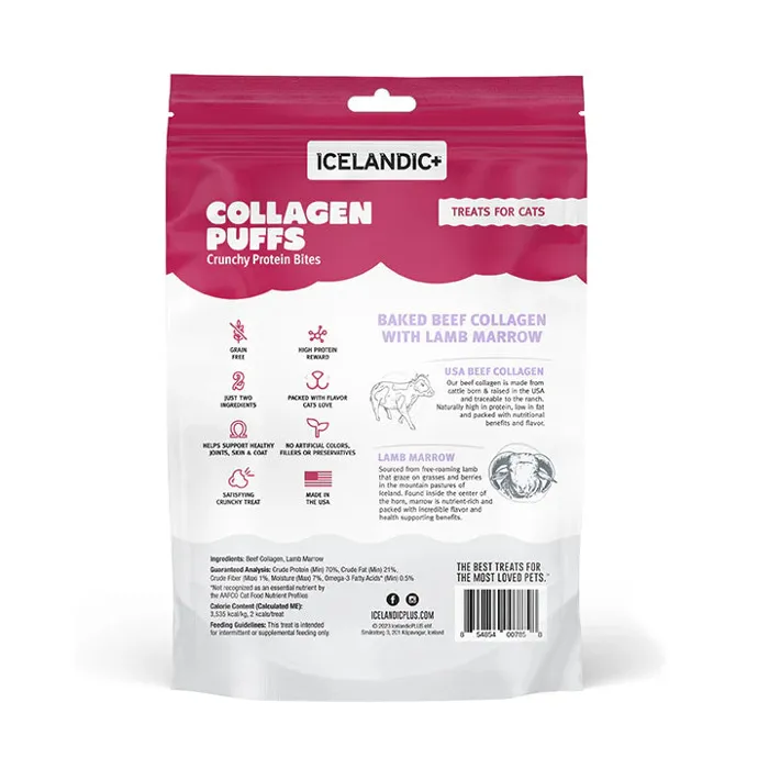 Icelandic+ Cat Collagen Mini Puffs W/ Marrow .5-oz
