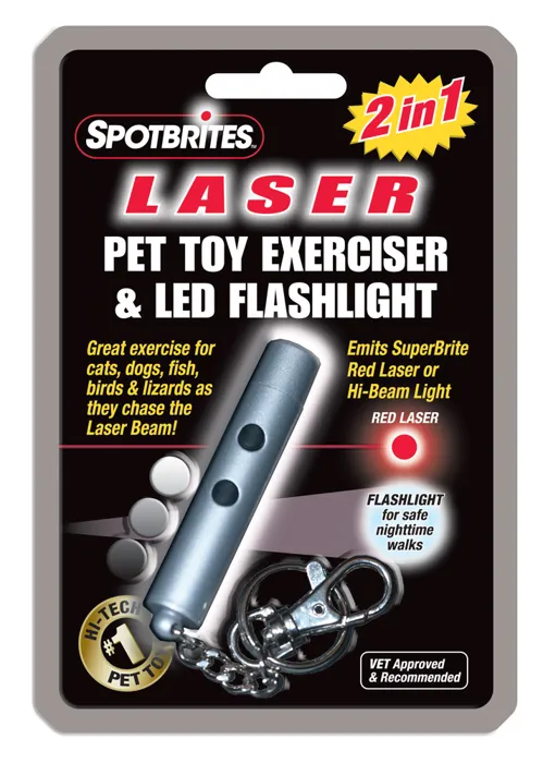 Spotbrights 2 In 1 Laser Pet Toy