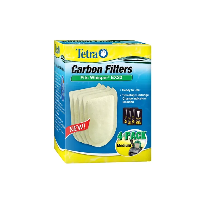 Tetra Carbon Filters Fits Whisper Ex20 4 Pk Med