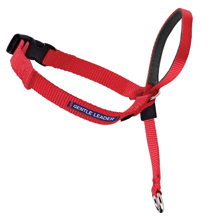 Gentle Leader Headcollar, No-pull Collar Md Red