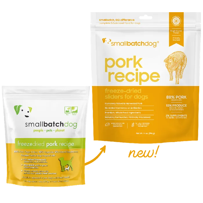 Small Batch Freeze Dried Slider Pork 14-oz