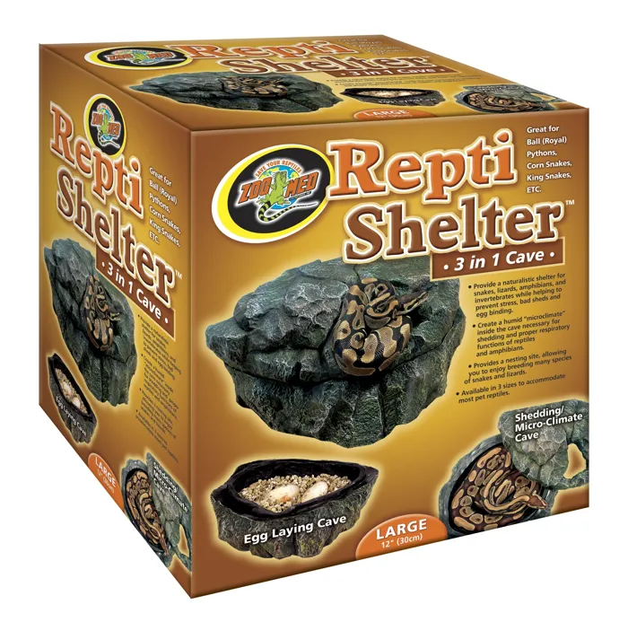 ZML Large Repti Shelter 3 In 1 Cave Large