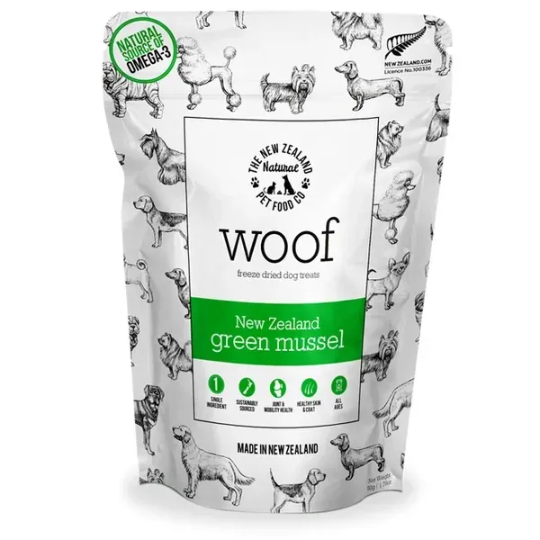Nz Natural Woof Green Lipped Mussels 1.76-oz