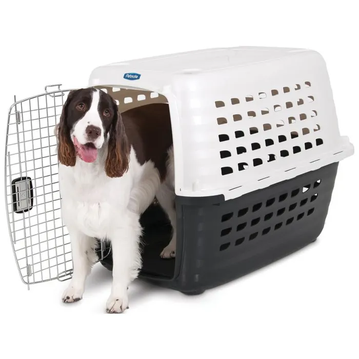 Petmate Compass Kennell White & Black 19x12x10"
