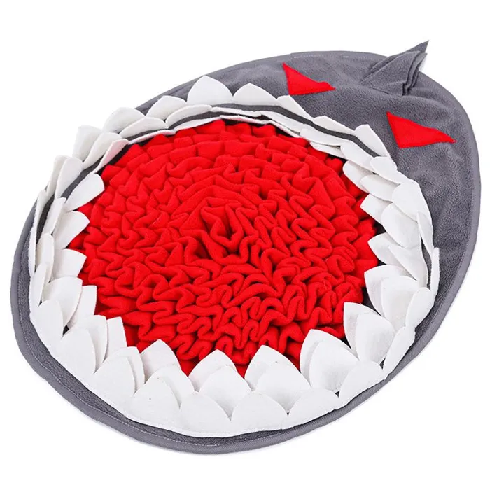 Injoya Dog Toy Snuffle Mat Shark