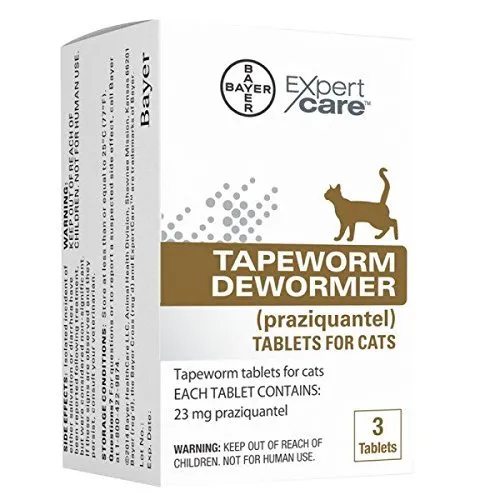 Tapeworm Dewormer Cat 3ct
