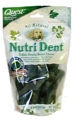 Nutrident Edible Dental Brush Chews Small Pouch (12pc)