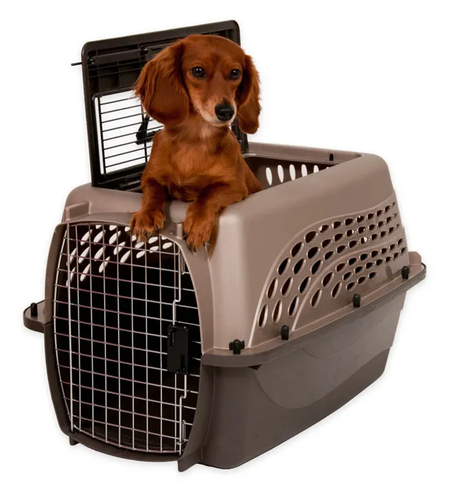 Petmate Double Top Load Kennel Carrier 24" Tan