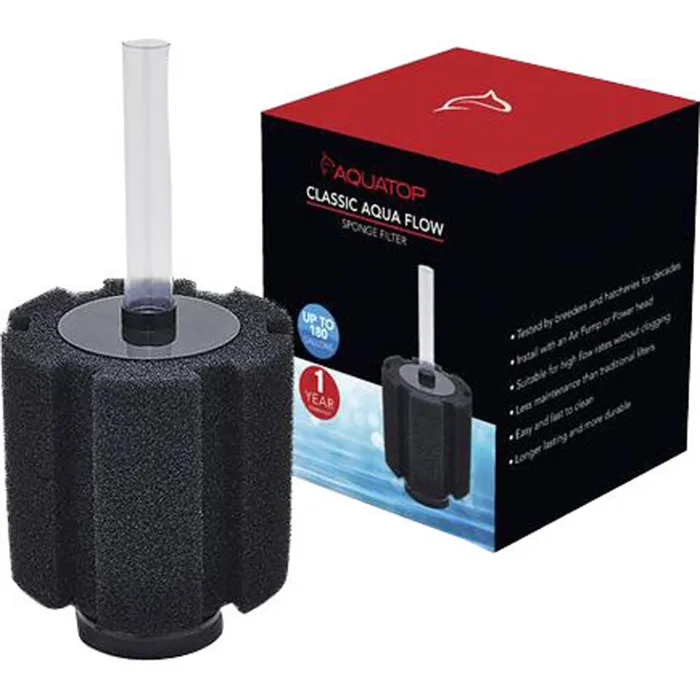 Classic Aqua Flow Sponge Aquarium Filter Up To 180 Gallon
