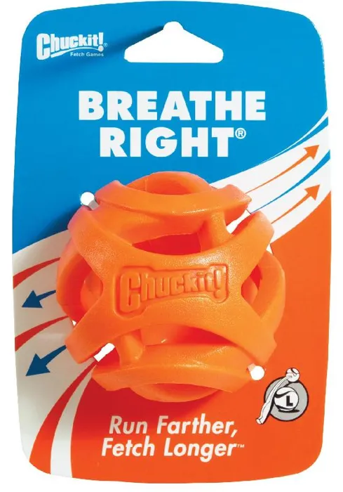 Chuckit! Breathe Right Fetch Ball Orange Large