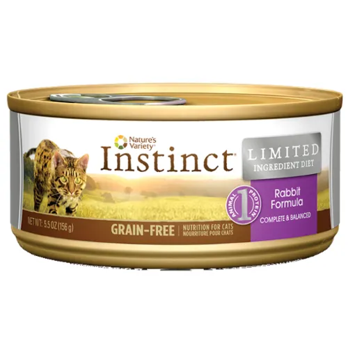 Instinct Limited Ingredient Diet Grain-free Real Rabbit Recipe Canned Cat Food 5.5-oz