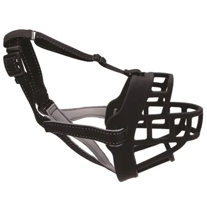 Coastal Soft Basket Muzzle - Black 06