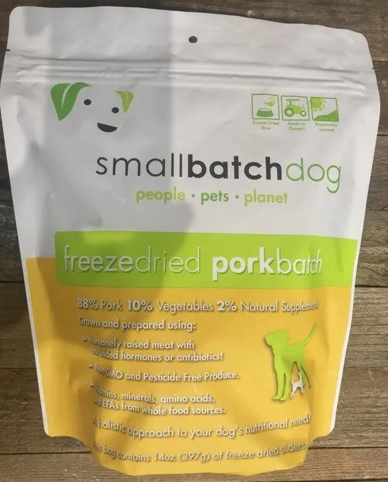 Small Batch Freeze Dried Slider Pork 14-oz