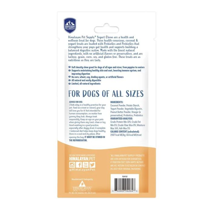 Himalayan Yogurt Stick Peanut Butter 4.8-oz