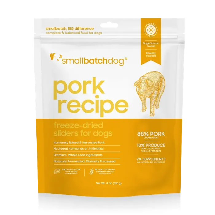 Small Batch Freeze Dried Slider Pork 14-oz