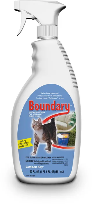 Boundary Indoor/outdoor Cat Repellent Spray 22 Oz