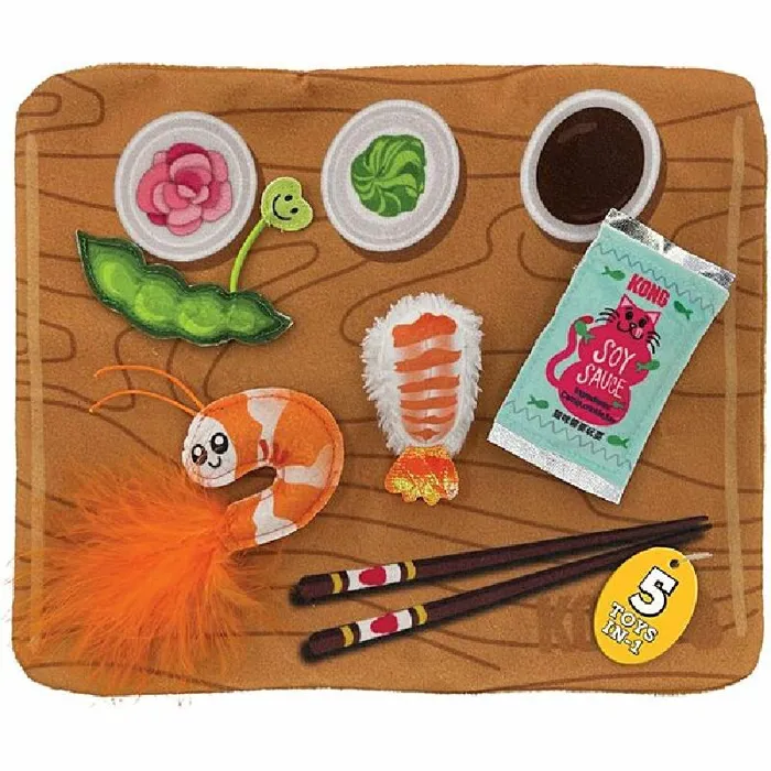 Kong Pull A Partz Sushi Cat Toy
