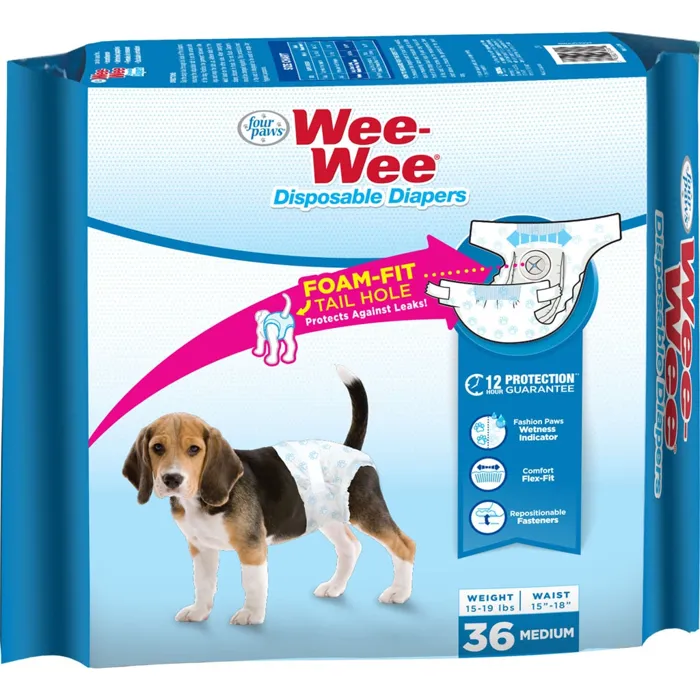 36 Pk. Med. Wee-wee Disposable Diapers