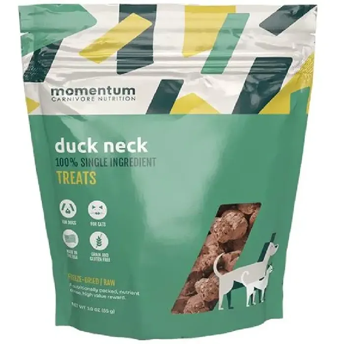 Momentum 3 Oz Dog Duck Neck Fd Treat Gf Ea