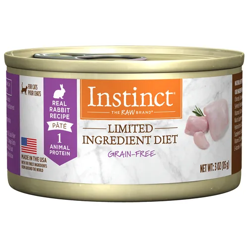 Instinct Limited Ingredient Diet Grain-free Real Rabbit Recipe Canned Cat Food 3-oz