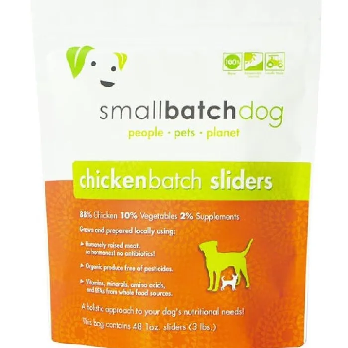 Smallbatch Dog Freeze Dried Chicken Sliders 25-oz