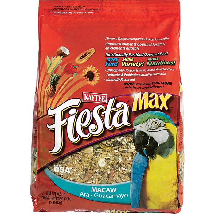 Kaytee Fiesta Macaw Food 4.5 Lbs