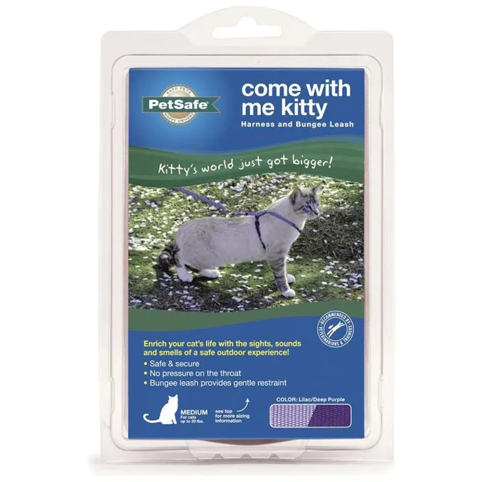 Harness & Bungee Leash Medium Lilac
