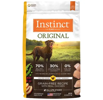 Instinct Original Grain Free Recipe With Real Chicken Natural Dry Dog Food 22.5-lb