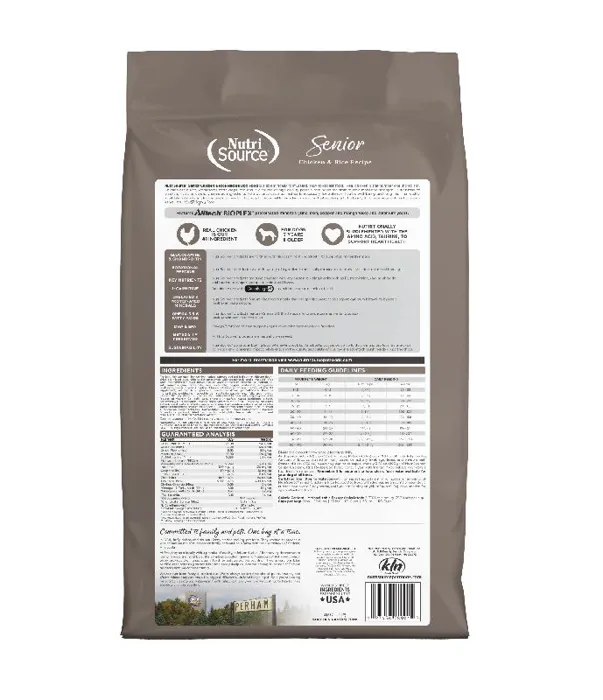 Nutrisource Dog Senior 4#
