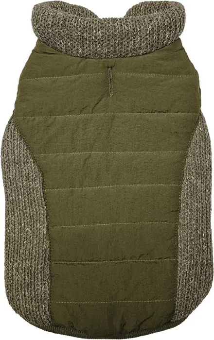 Fashion Puffy Coat Olive Sm