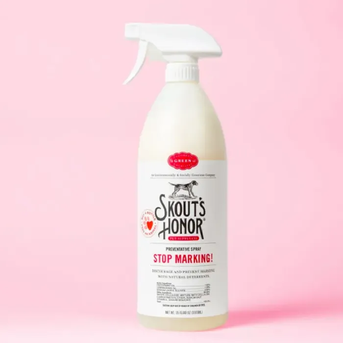 Skout's Honor Stop Marking! Preventative Deterrent Spray For Dogs, 35-oz