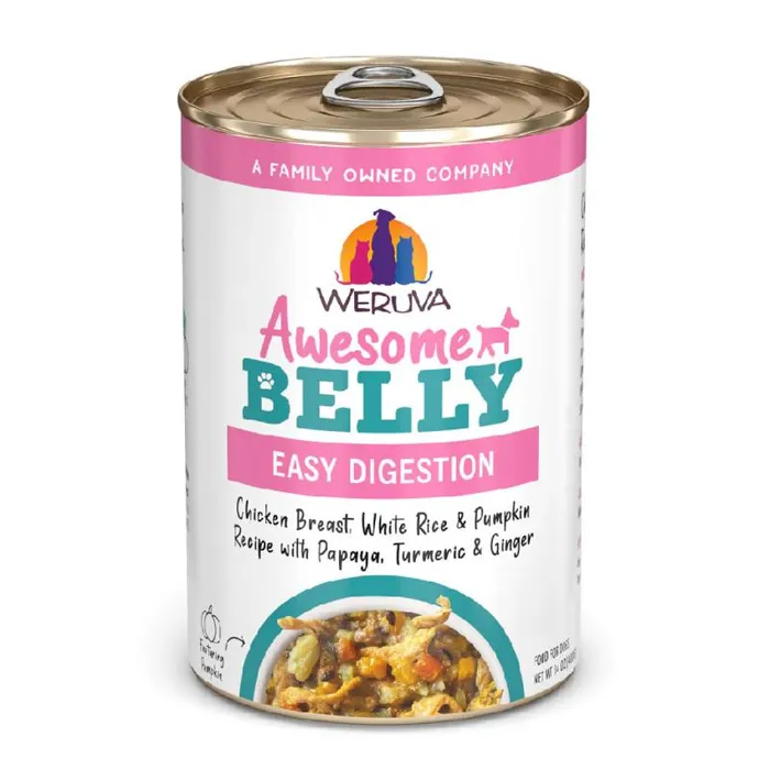 Weruva Dog Awesome Belly Chicken Veggie 14-oz